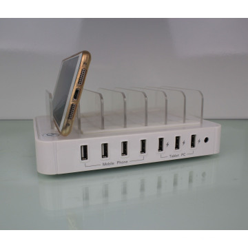 Carregamento USB para o carregador rápido da doca da estação do telefone móvel